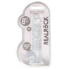 Real Rock Crystal Gode Crystal Clear 16 x 4cm Transparent